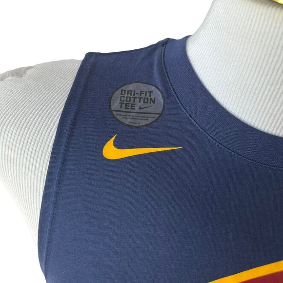 Nike Mens Medium Cleveland Cavaliers Tank Top Shirt Blue Sleeveless NBA New - Picture 6 of 12